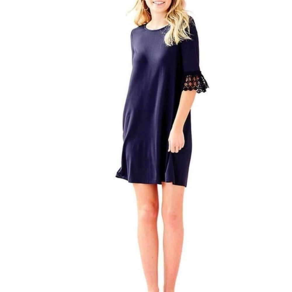 Lilly Pulitzer Ophelia Dress True Navy 001427 Size XS